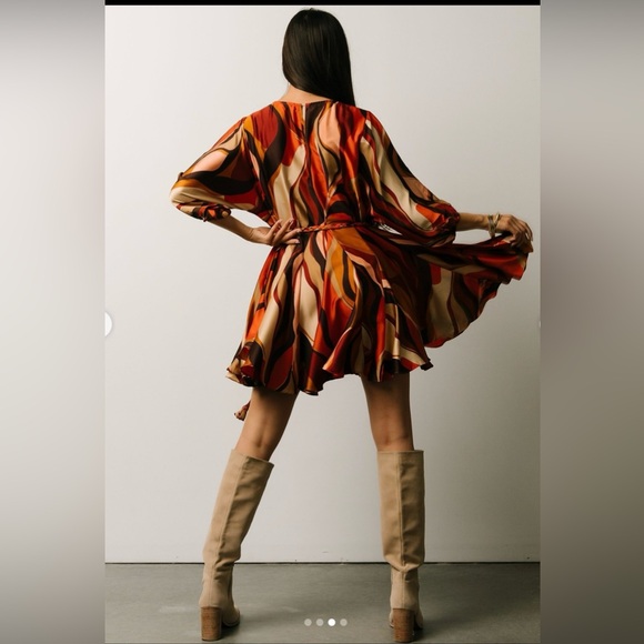 Baltic Born Multicolor Long Sleeve Dress - Picture 3 of 8